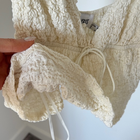 Princess Polly Cream Textured Top - Picture 4 of 4